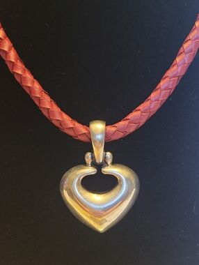 Joseph Esposito 925 Silver Heart Necklace